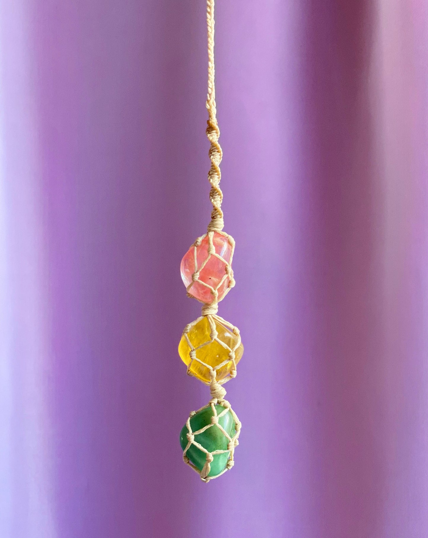Emotional Healing & Vitality - Crystal Rearview Hanging