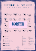 New Moon & Full Moon Calendar 2024