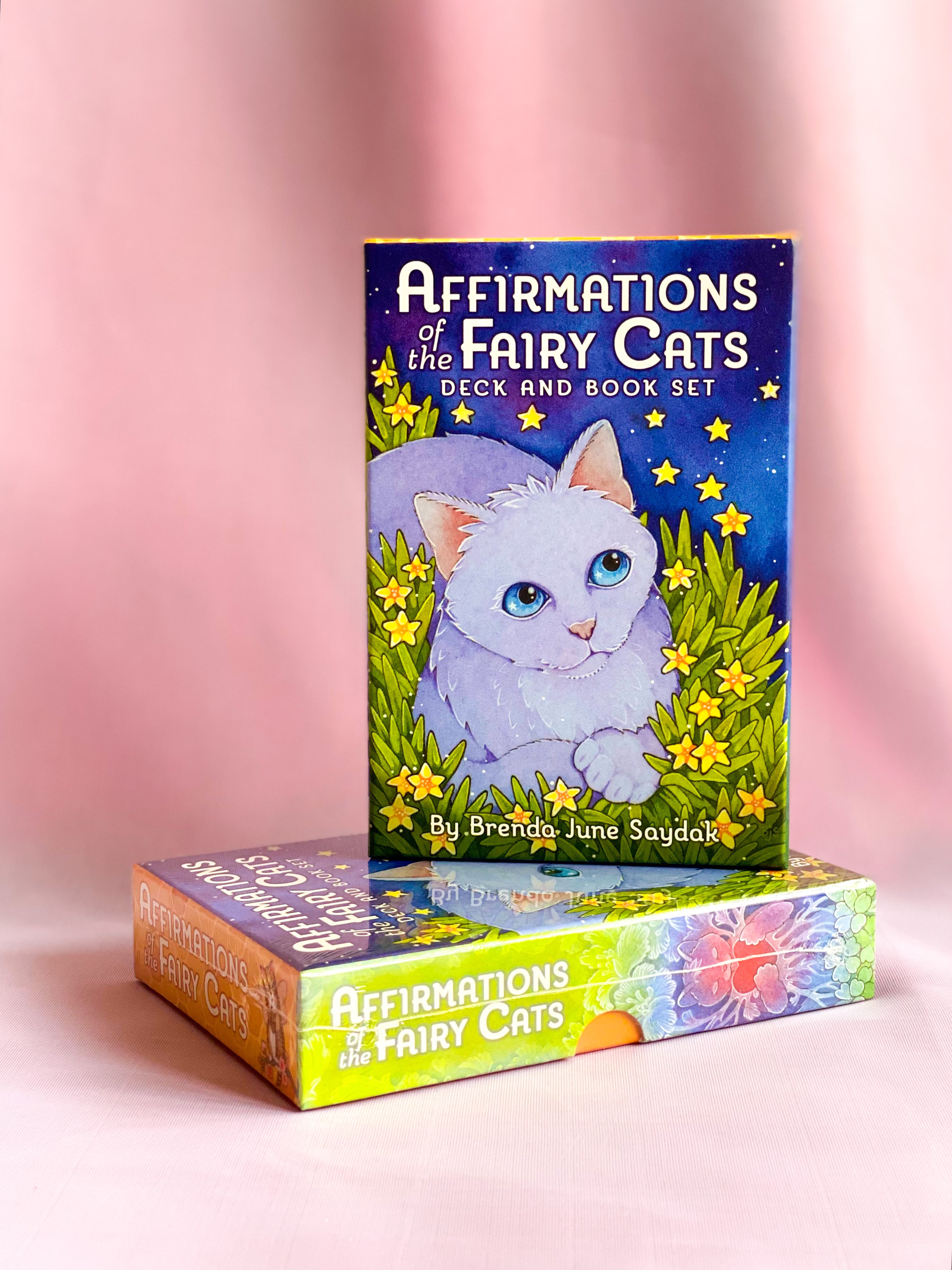 Affirmations of the Fairy Cats Deck and Book Set