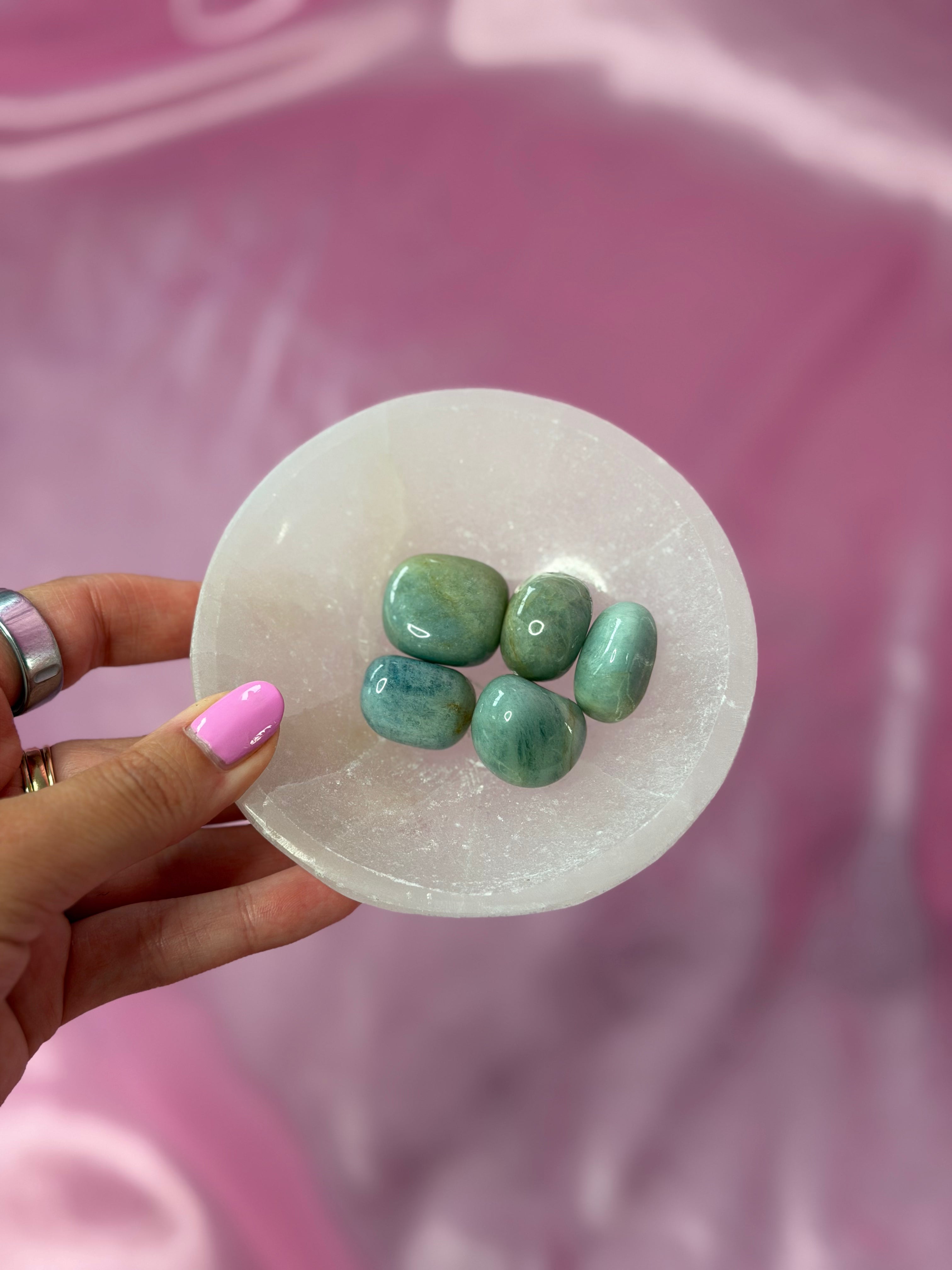 Aquamarine Tumbled Crystal 20-30 mm