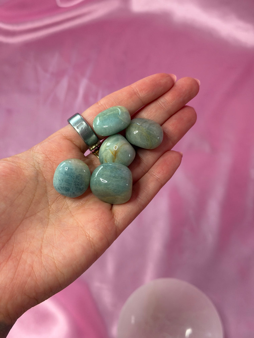 Aquamarine Tumbled Crystal 20-30 mm