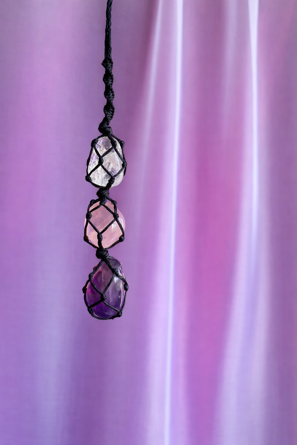 Self Love & Inner Peace Macrame Rearview Hanging