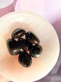 Brown Stripe Obsidian Tumbled Crystal 20-30 mm