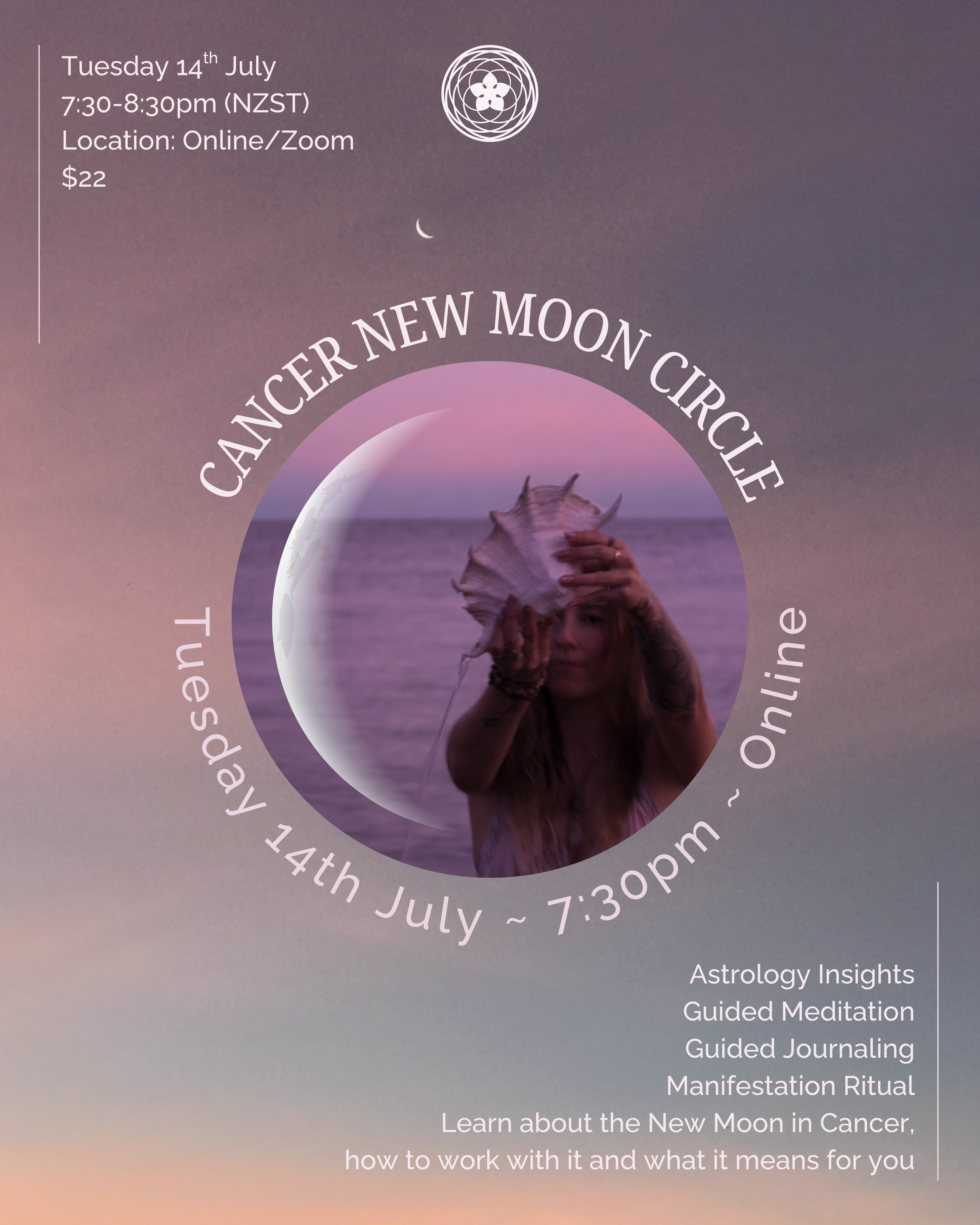 Cancer New Moon: Online Circle - 14.07.2026