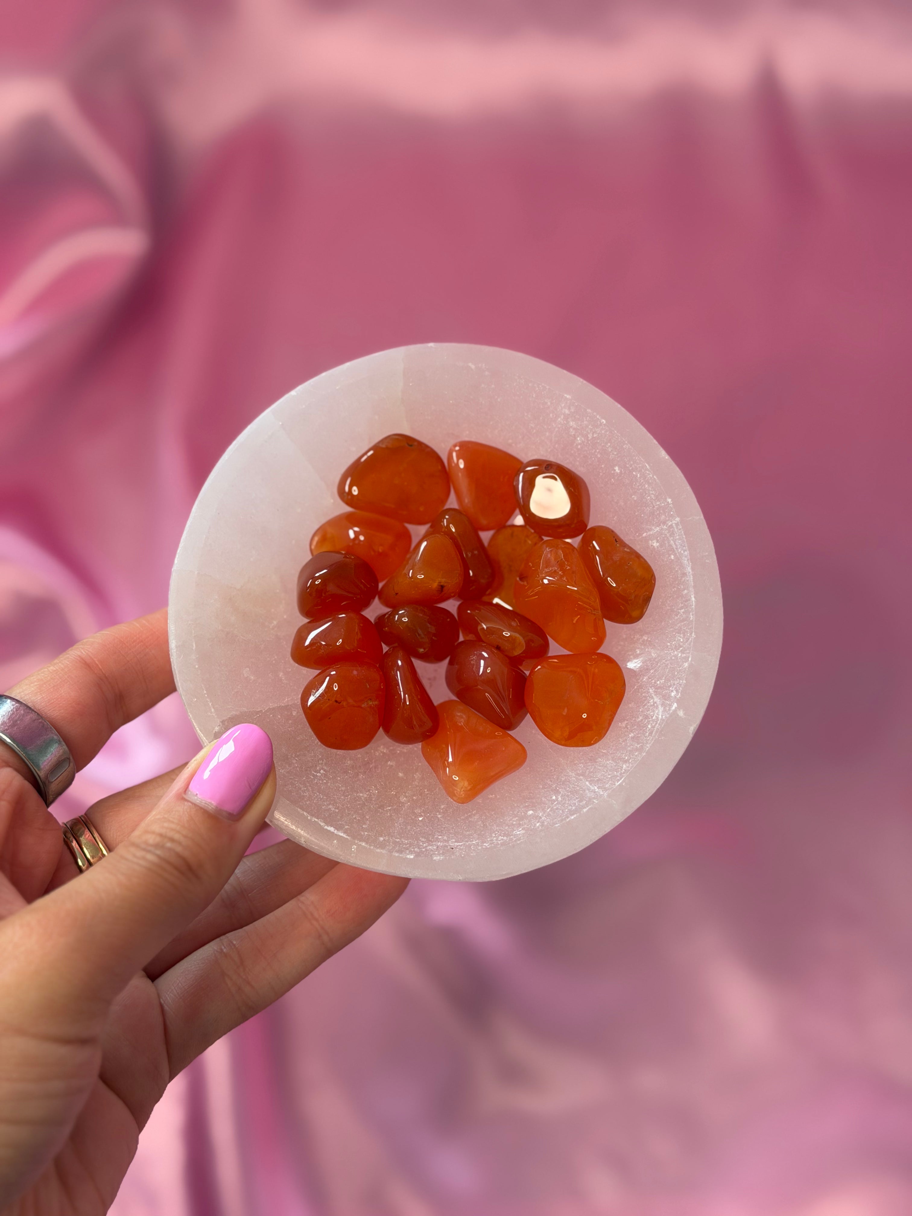 Carnelian Tumbled Crystal 10-20 mm