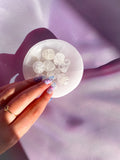 Clear Crackle Quartz Tumbled Crystal 20-30 mm