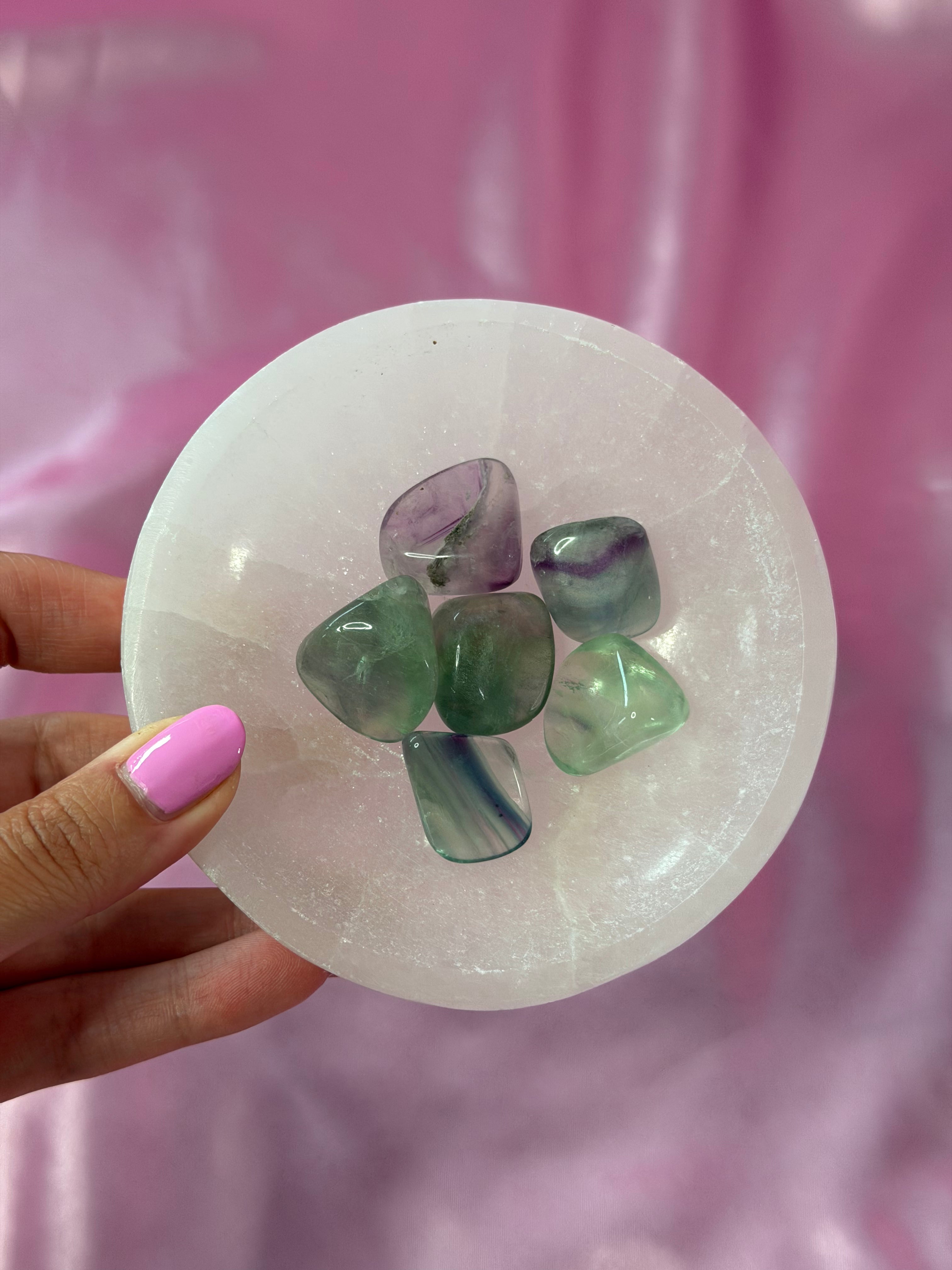 Fluorite Tumbled Crystal 20-30 mm