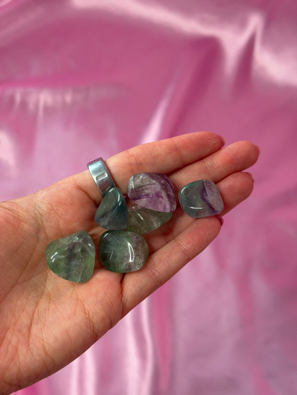 Fluorite Tumbled Crystal 20-30 mm