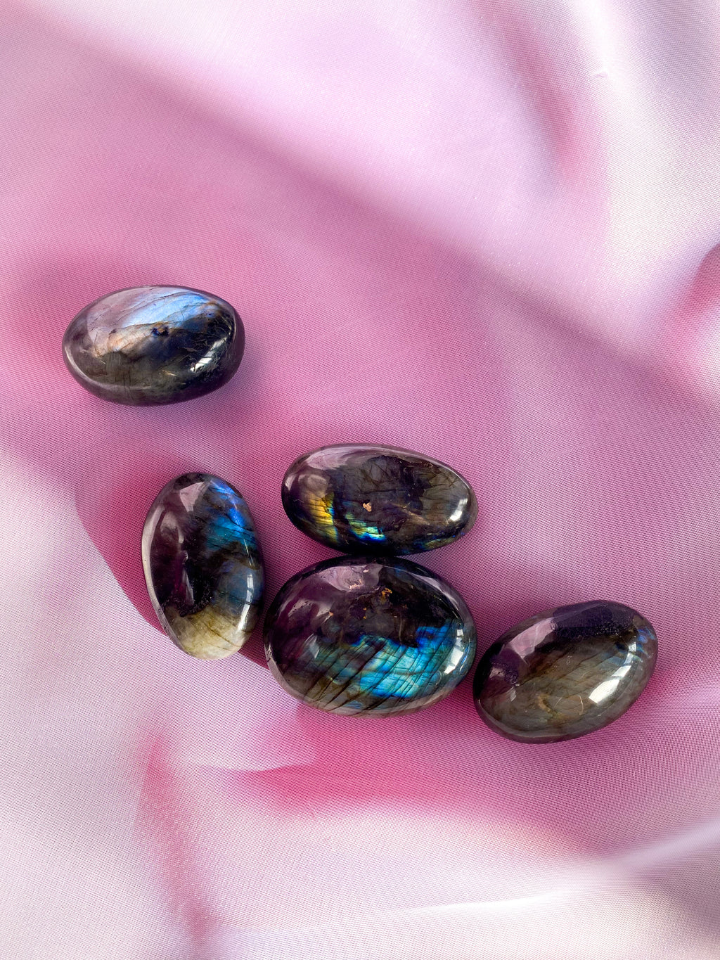 Labradorite Palmstone Crystal 30-40 g