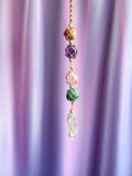 Self Love & Healing Crystal Macrame Hanging