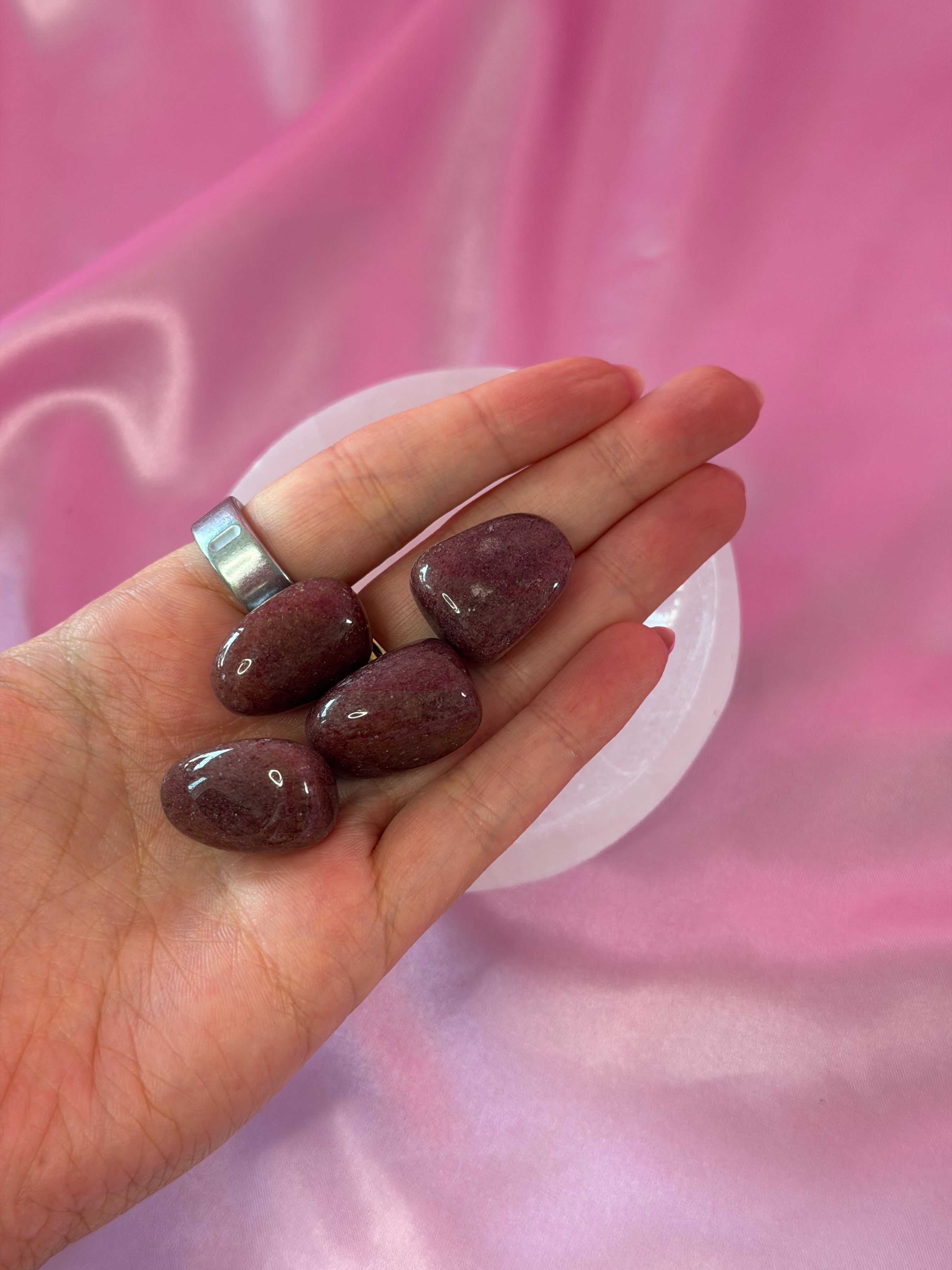 Pink Muscovite Tumbled Crystal 20-30 mm