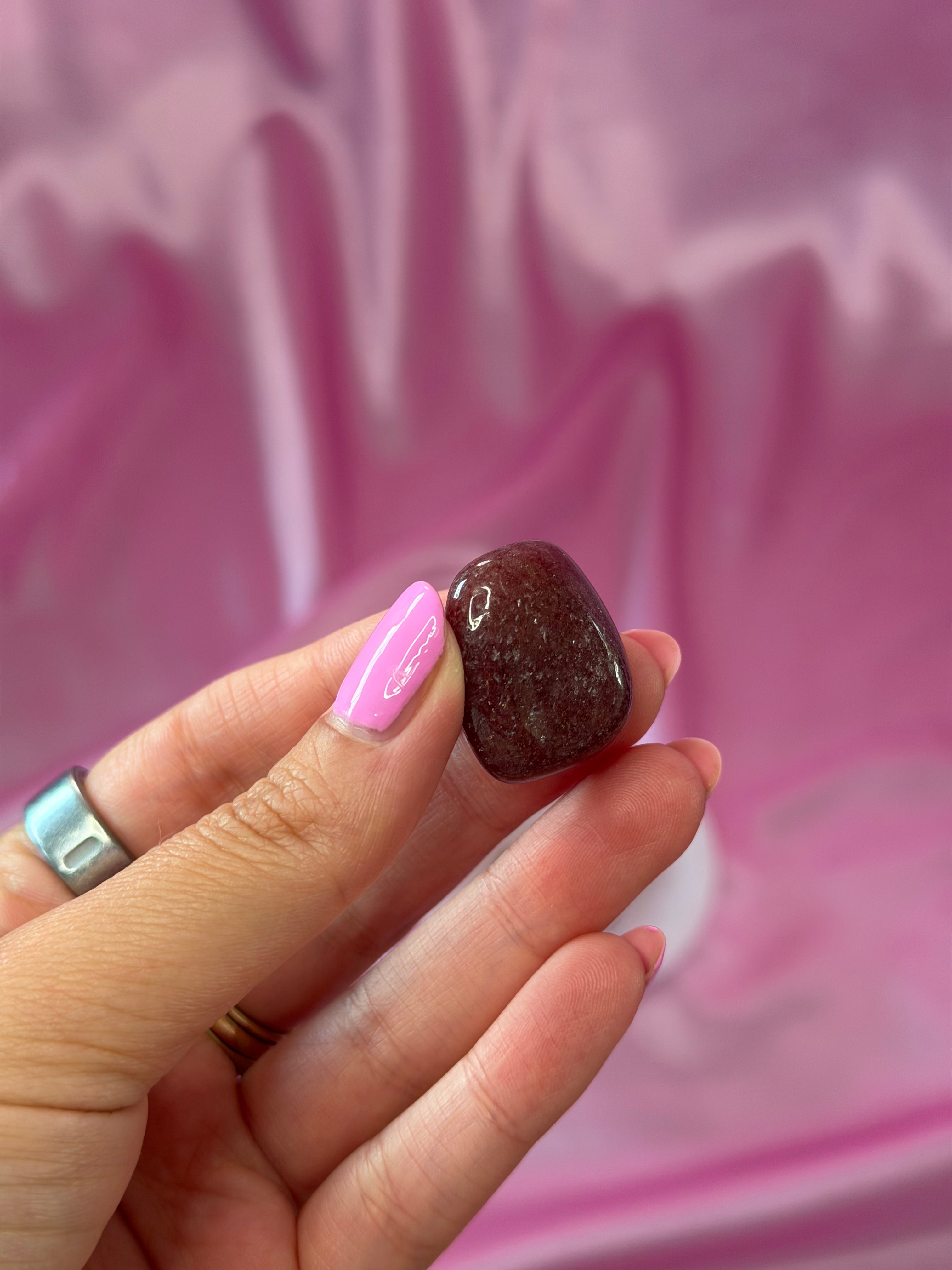 Pink Muscovite Tumbled Crystal 20-30 mm