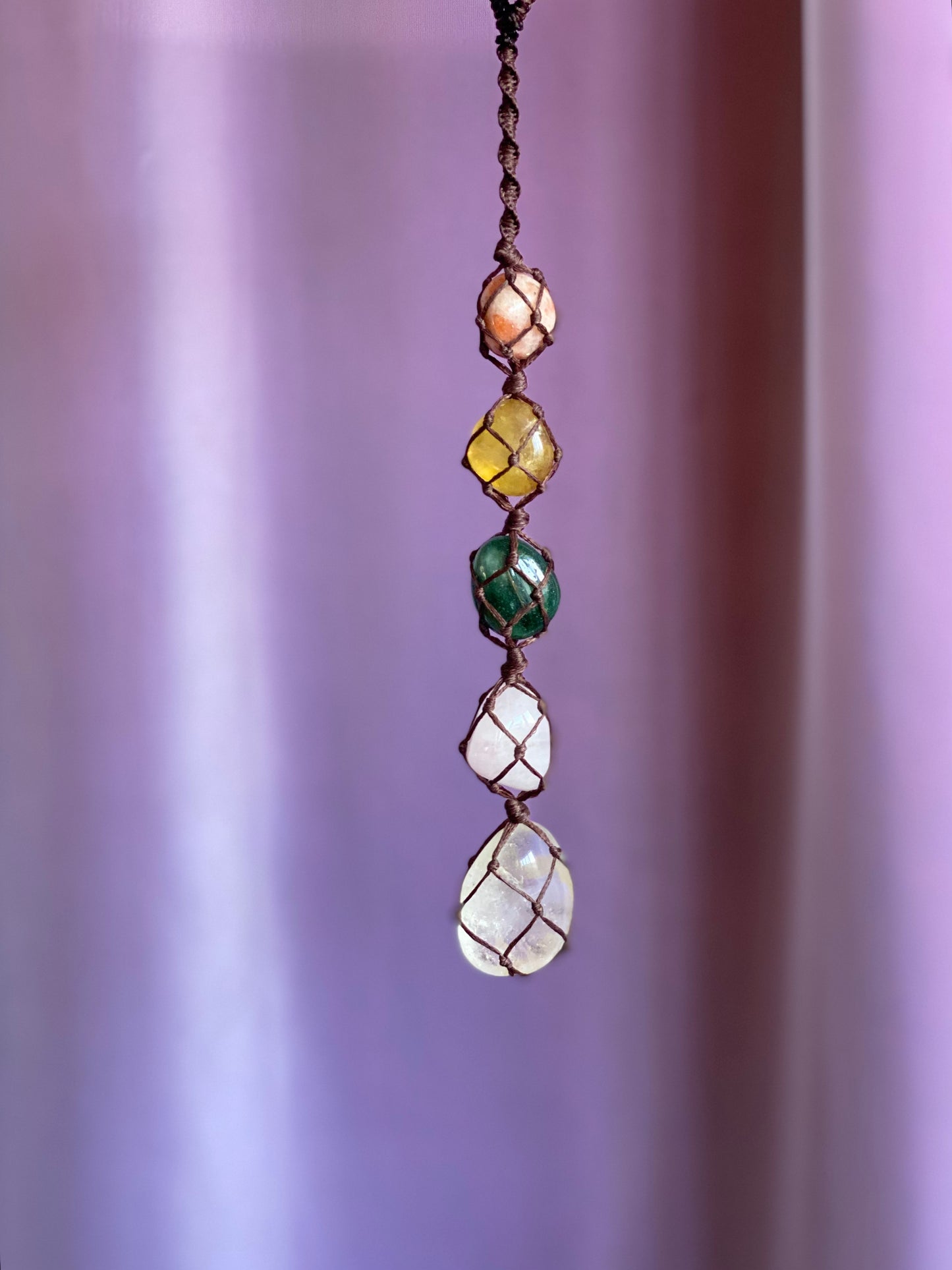 Positivity, Abundance & Balancing - Crystal Wall Hanging