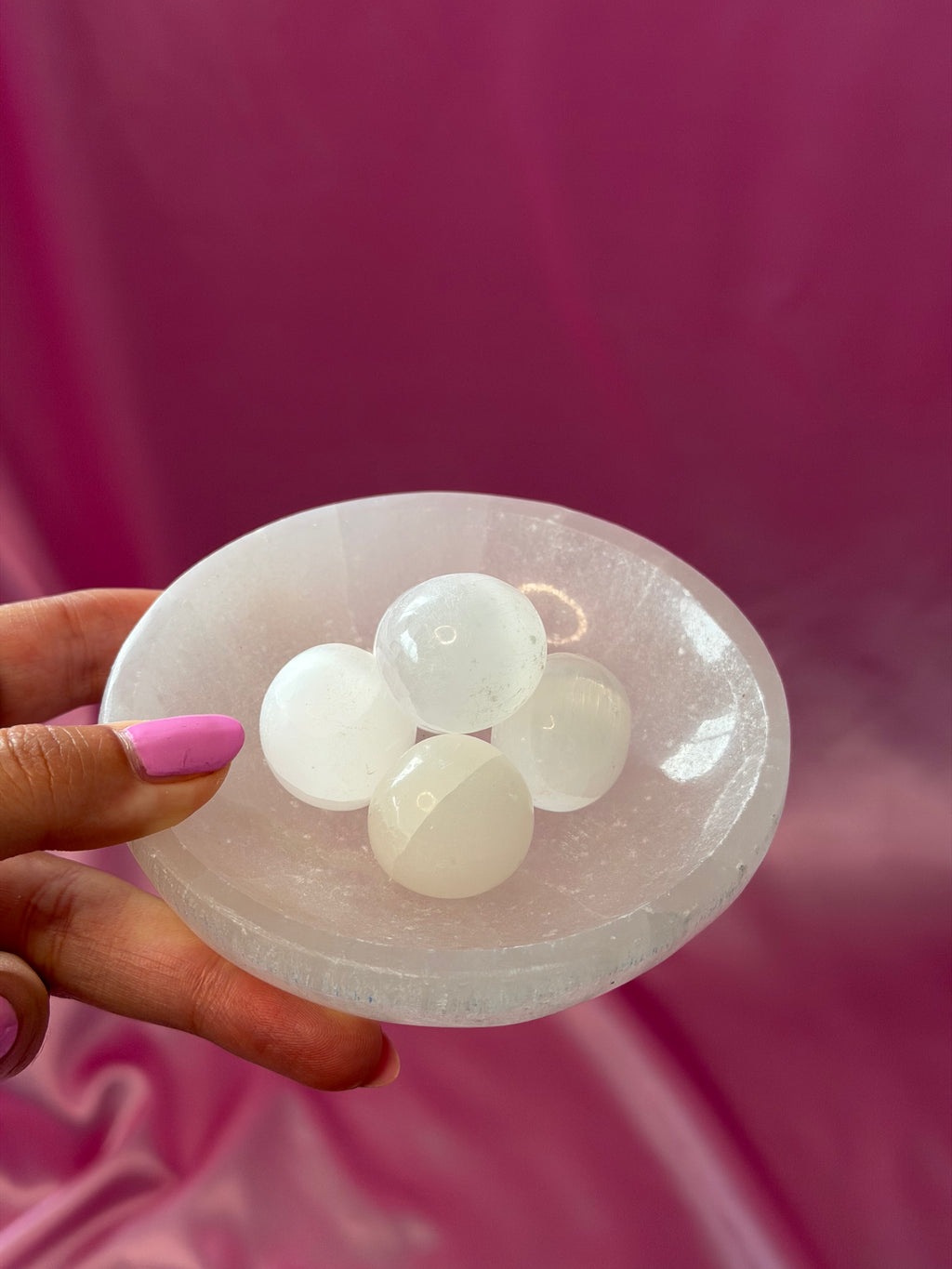 Selenite Sphere Crystal 20-30 mm