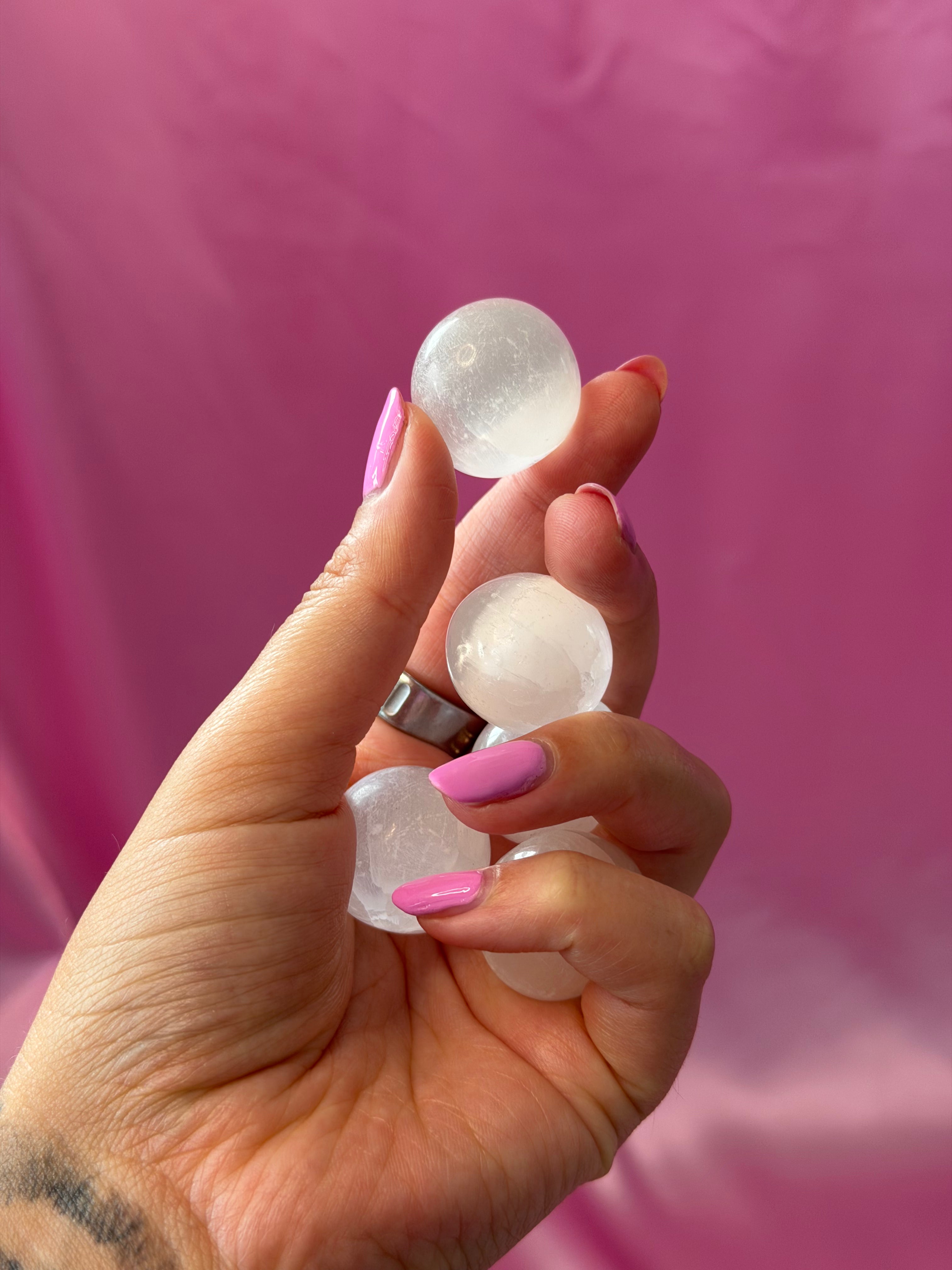 Selenite Sphere Crystal 20-30 mm