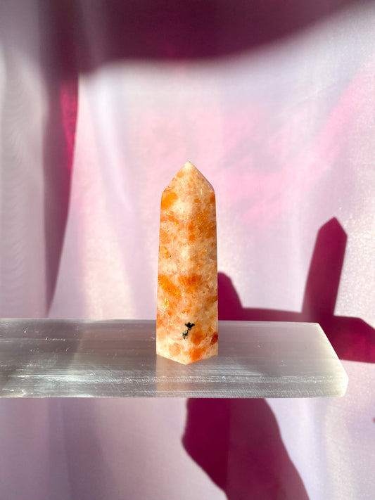 Sunstone Crystal Tower - 7cm