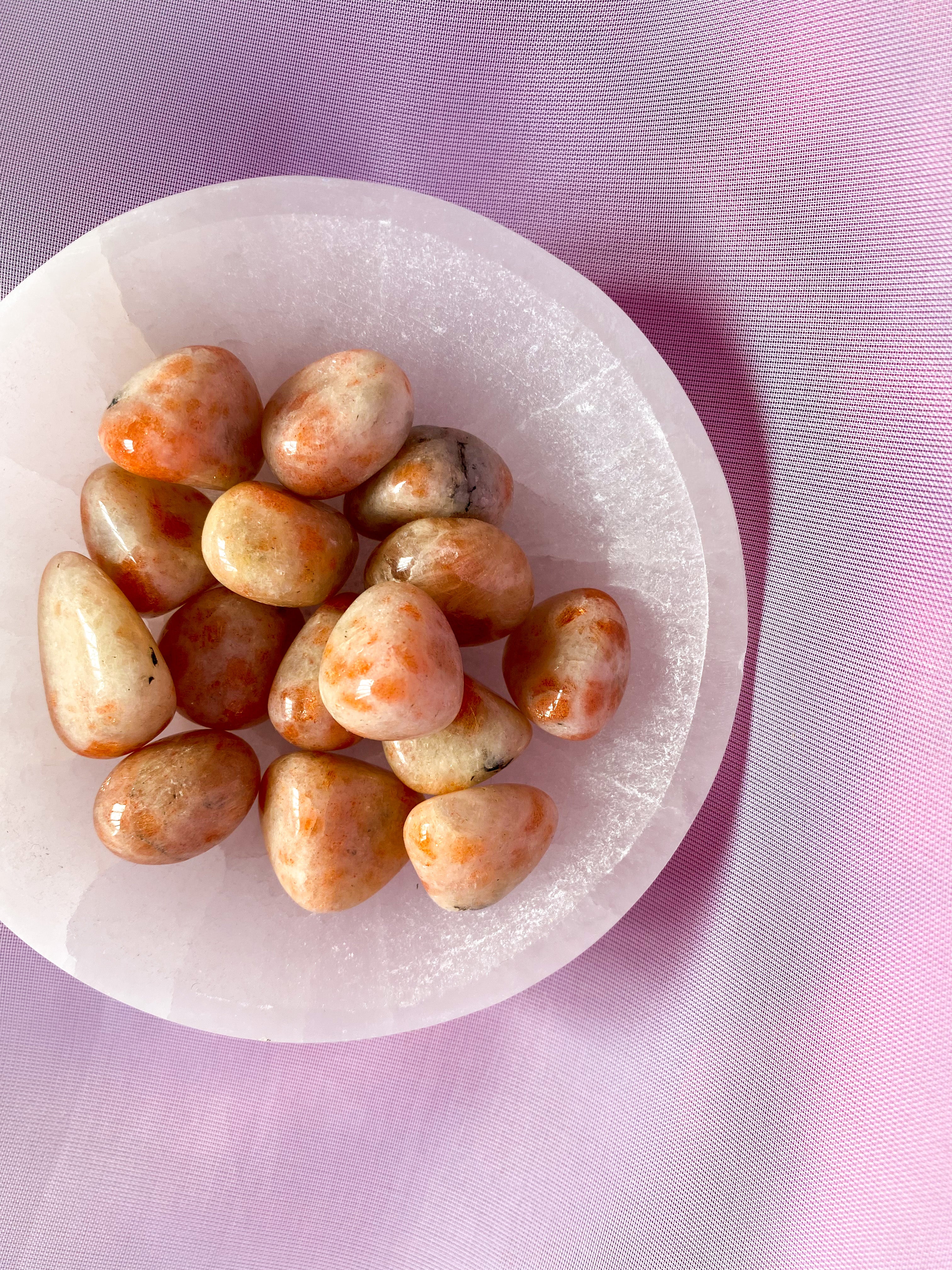 Sunstone Tumbled Crystal 20-30 mm
