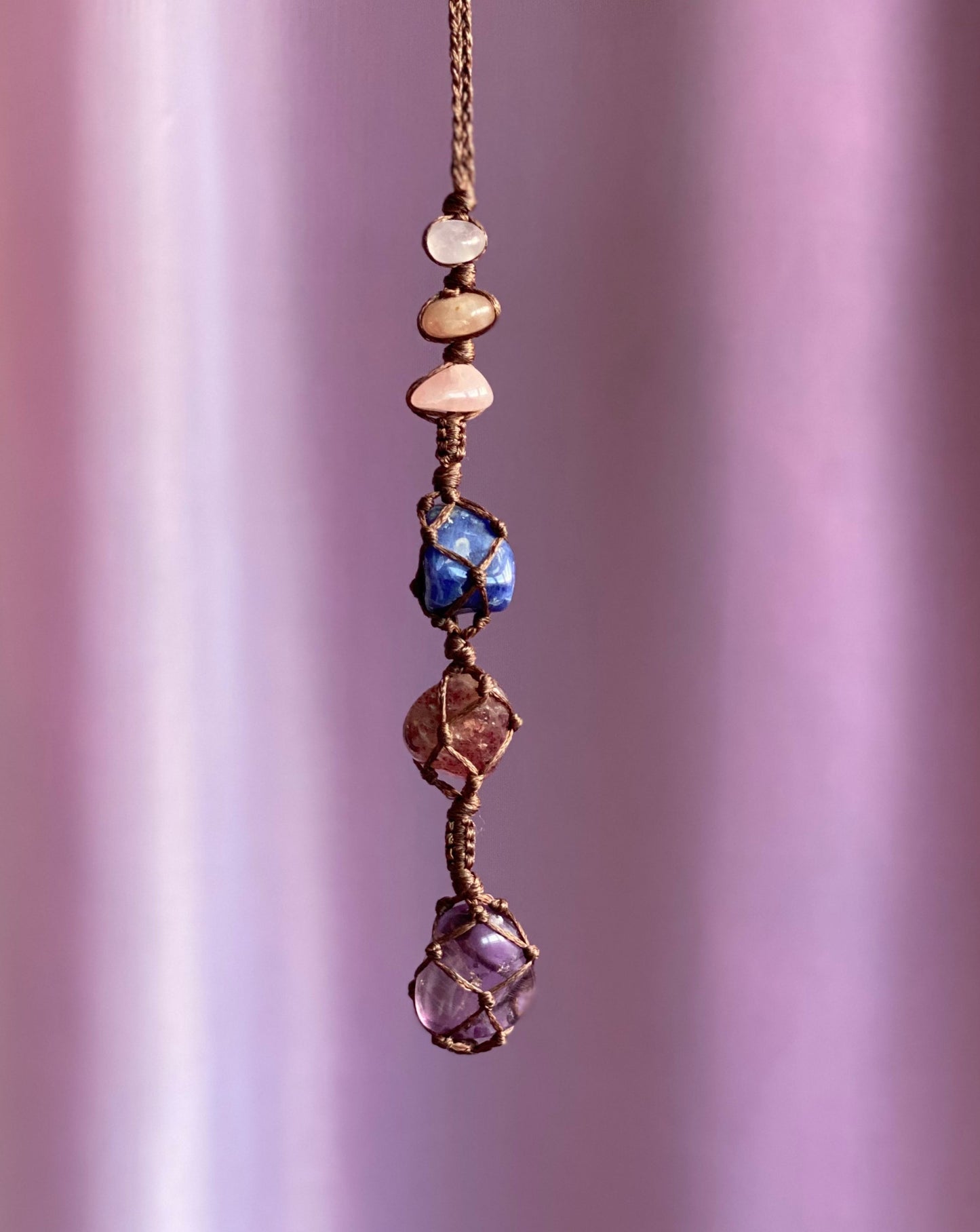 Emotional Healing & Balance - Crystal Rearview Hanging