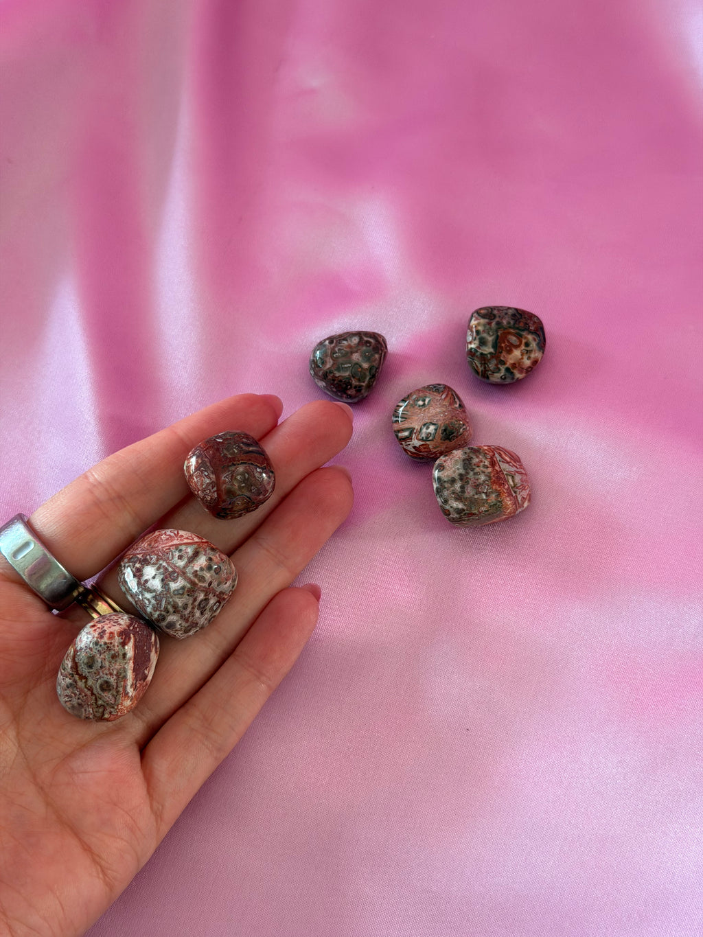 Leopard Skin Jasper Tumbled Crystal 20-30 mm