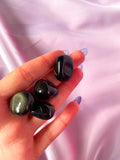 Silver Sheen Obsidian Tumbled Crystal 20-30 mm
