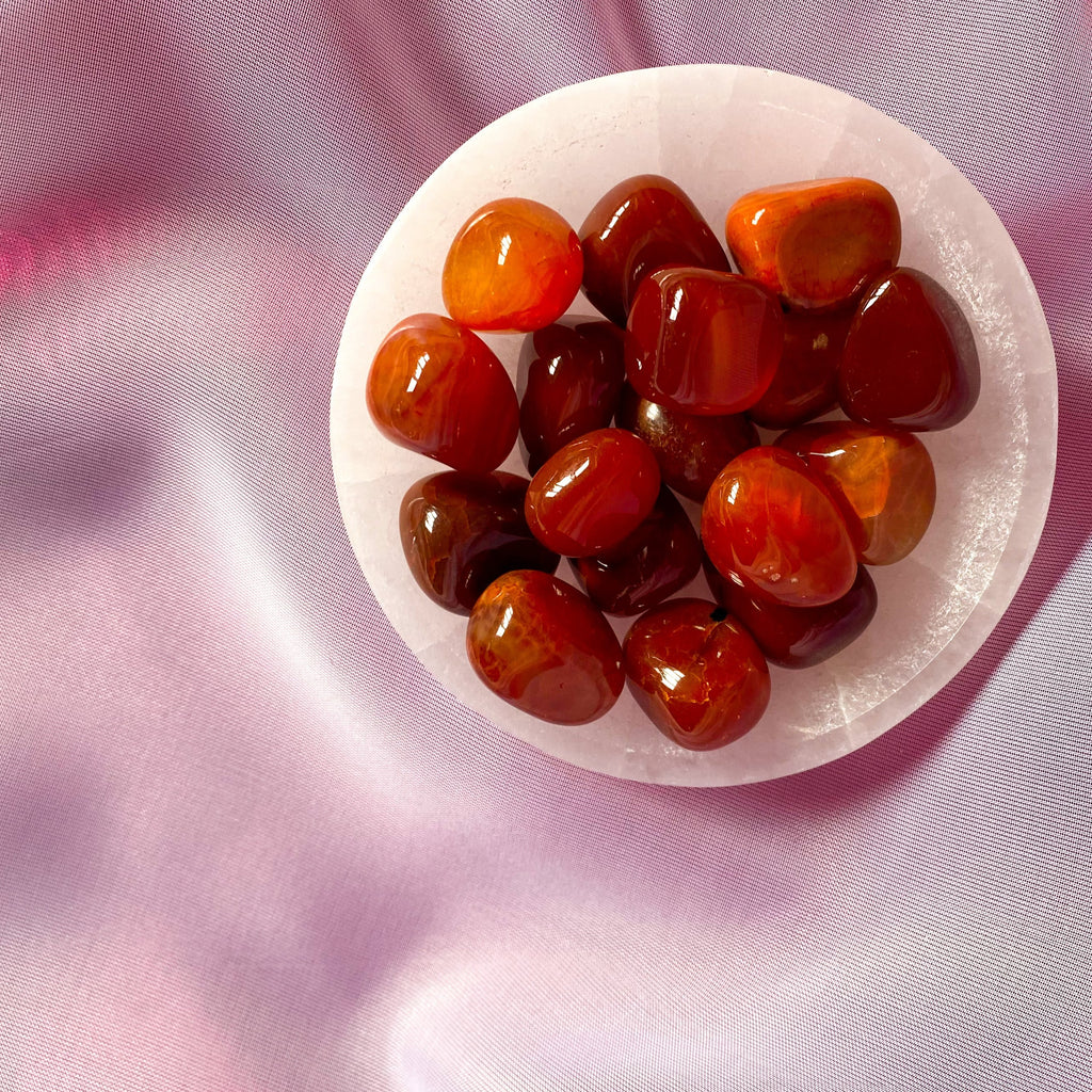 Fire Agate Tumbled Crystal 20-30 mm
